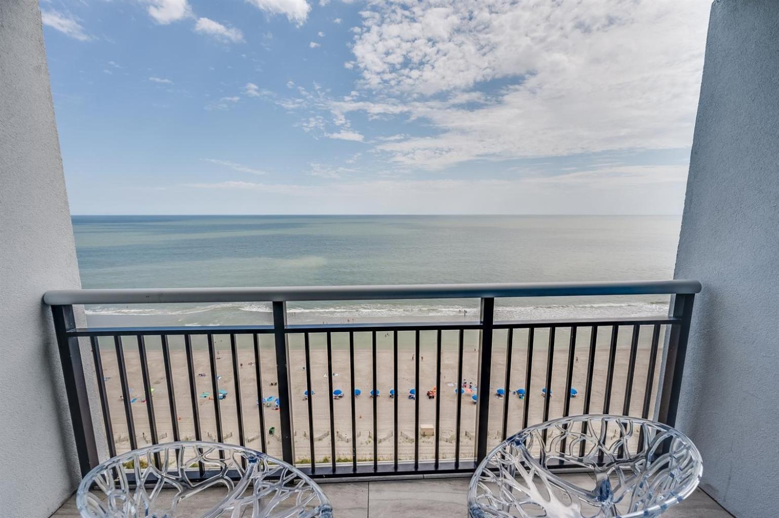 Direct Oceanfront View W Pools High Floor Studio Myrtle Beach Exteriör bild